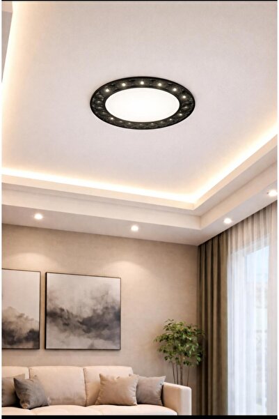 fullreyon 36 Watt, 3 Modlu Delik Çapı Ayarlanabilir 4000K Ilık Beyaz Işık Mod...