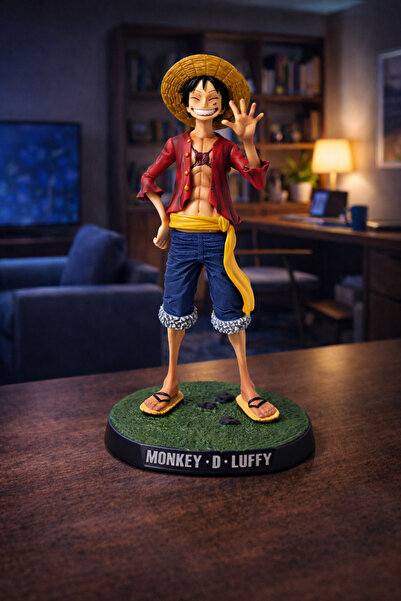 hediyeconcepti One Piece Monkey D. Luffy Dev Boy Koleksiyon Figürü – Hasır Şa...