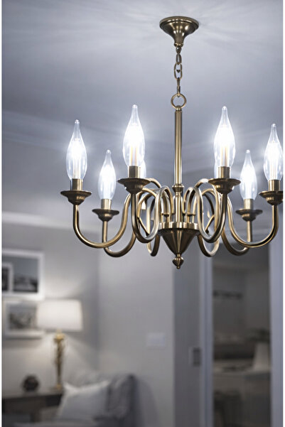 K2 GLOBAL Filament LED Ampul 4W 6500K Beyaz Işık E14 Duy – 470 Lümen