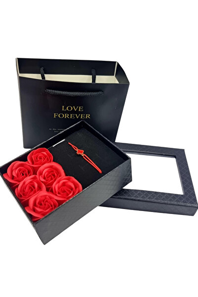 de Aranjament cadou trandafiri din săpun cu brățară pe elastic inclus – Mărți...