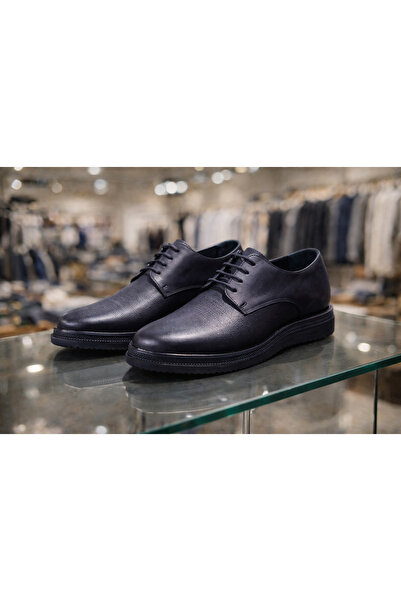 SÜVARİ Premium SVR Businnes Lacivert Casual Deri Ayakkabı