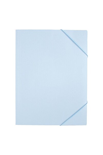 OEM Mapa din Carton Bleu Reliefat cu Elastic 24x31cm