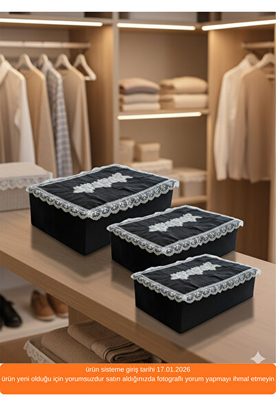 Hızlı Çeyiz Fransız Güpürlü Kadife Bohça Söz Nişan Hurcu Çeyizlik 1 Adet