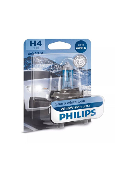 Philips Bec Far H4 60/55W 12V White Vision Ultra (Blister)