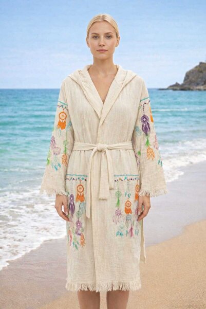 Loova Müslin Bornoz % 100 Pamuklu Unisex