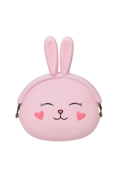 OEM Pink Bunny Silicone Wallet 11x5x12cm