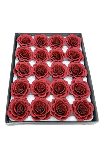 AFO Set 20 Trandafiri Sapun Supreme Rosu Inchis