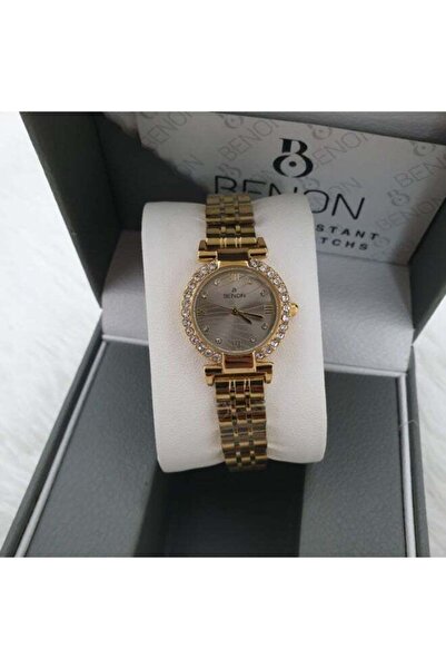 benon Women's Waterproof Wristwatch with Gray Dial