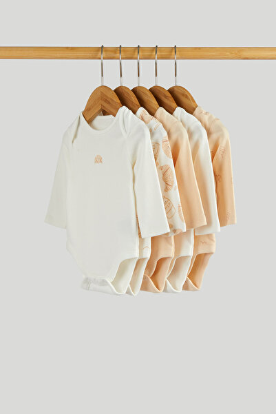 MOTHERCARE 5Li Kruvasan Uzun Kollu Body Set
