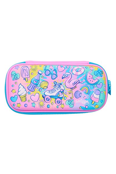 SMIGGLE Energetic Children's Patterned Small Hard Cover Pencil Case