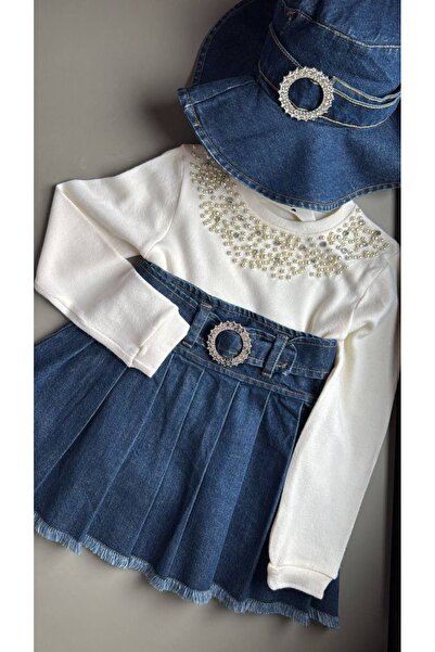 SILA Kot etek kot şapka kot kemer pantolonve taşlı tiriko kazak