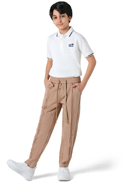 SilverStone بنطلون ولادي مريح يومي كاجوال خصر مطاطي