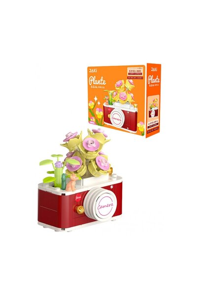 BYCEGU Jk2715 Jaki Plant Diary Small Camera 160 Pieces Block Toy