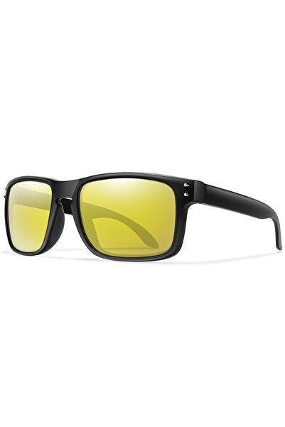 Choice نظارات شمسية فاخرة مربعة الشكل بتصميم كلاسيكي مستقطبة من طراز R7، مناس...