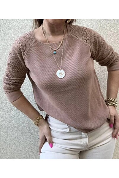 BERNE Kollar des.örgü triko kazak