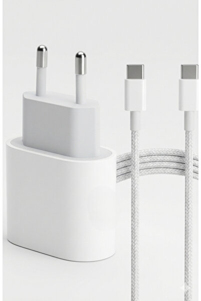 YK Design 35W Yeni Nesil İphone Uyumlu Hızlı Şarj Aleti Seti Type-C to Type-C...