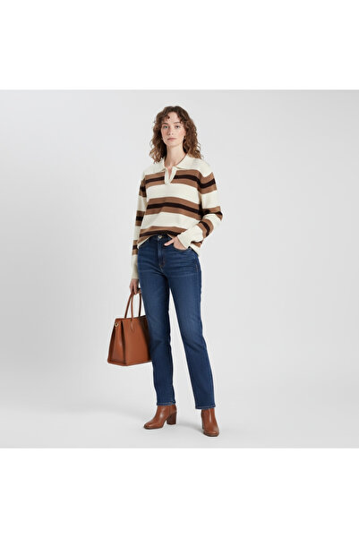 mahira collection Women's Striped Knitwear Sweater