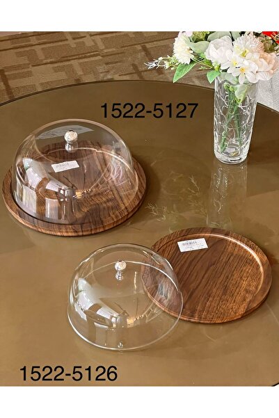 Generic A rustic wooden serving set with an acrylic lid. Or a wooden pastry a...