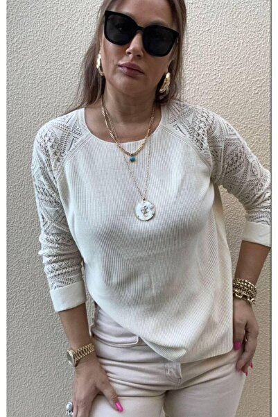 BERNE Kollar des.örgü triko kazak