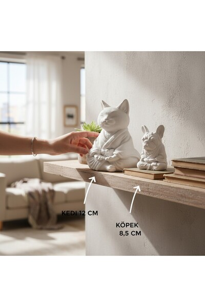 sharp&art Yoga Yapan Kedi ve Köpek Boyama Seti – Yaratıcı Sanat Etkinliği yad...