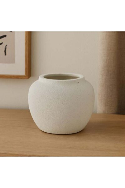 Generic Ceramic Vase with Modern Cement Design - Elegant Flower Decor, Suitab...