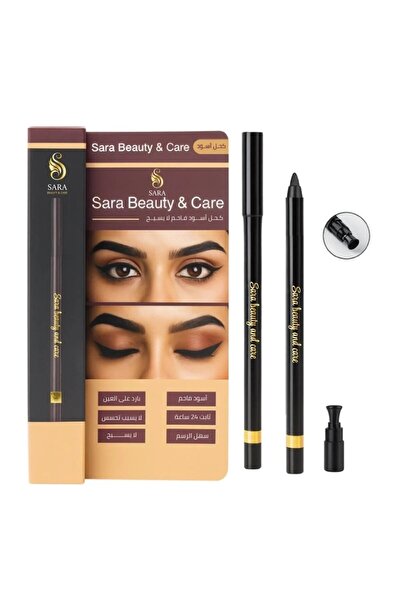 SARA Waterproof jet black eyeliner with sharpener