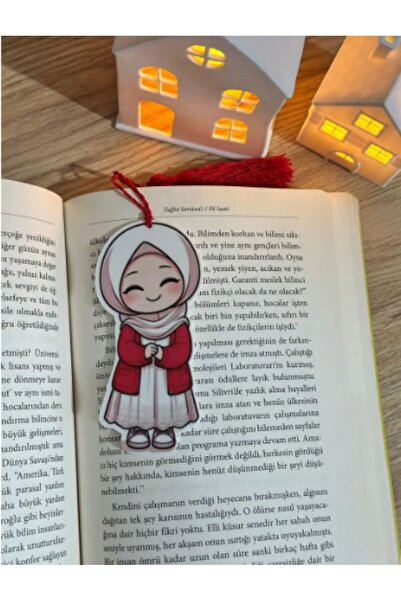 hemdemhediyelik Special Design Figured and Tasseled Islamic Girl Bookmark