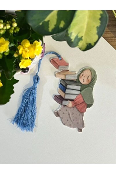 hemdemhediyelik علامة كتاب إسلامية للفتيات بتصميم خاص وشراشيب