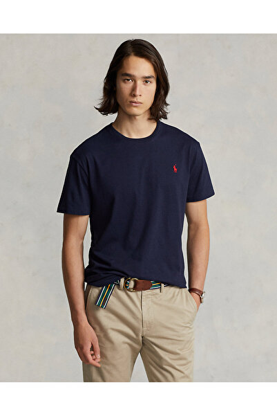 Ralph Lauren Black Label Özel Kesim Jersey Bisiklet Yaka Tişört