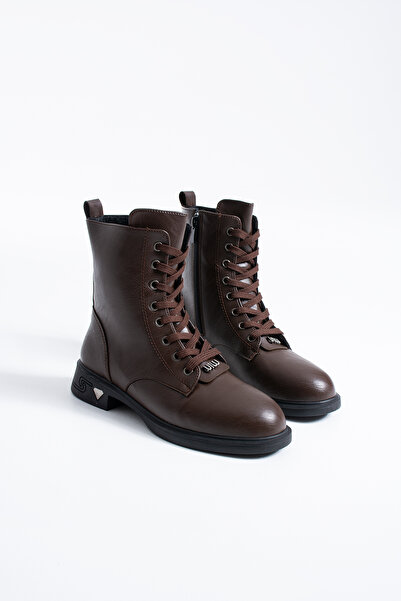 LEYLA STORE Lace Up Boots