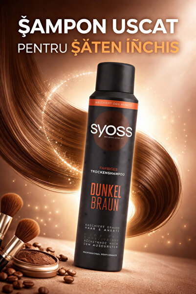 Syoss Dry shampoo for dark brown hair, 200 ml