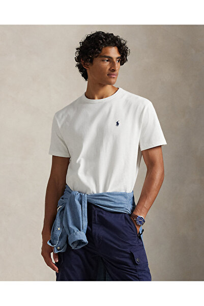 Ralph Lauren Black Label Özel Kesim Jersey Bisiklet Yaka Tişört