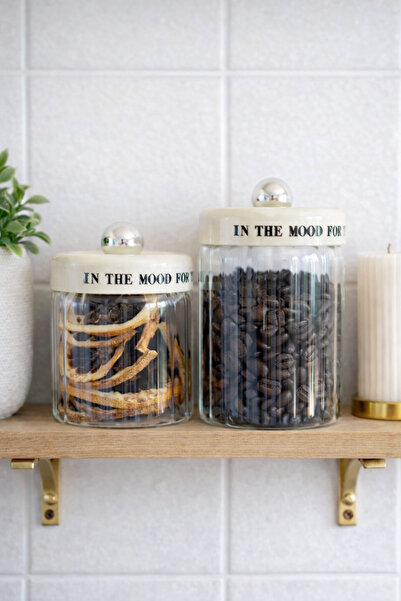 Paşabahçe 2’li Küçük Boy Krem Vakum Kapaklı Cam Kavanoz Baharat Saklama Seti ...