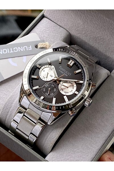 Ferrucci Functional Men's Wristwatch Steel Cord Waterproof 2 Year Warranty Or...