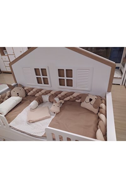 cnctekstil Montessori 90X190 Sleeping Set, Duvet Cover 155*215, 10 Pieces, 10...