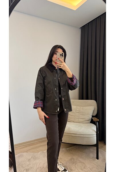 thegiba.co İÇİ EKOSE ASTARLI KADİFE YAKA CEKET