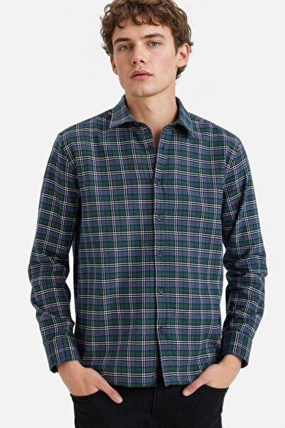 DeFacto 100% Cotton Checkered Shirt G4992Ax26Sp