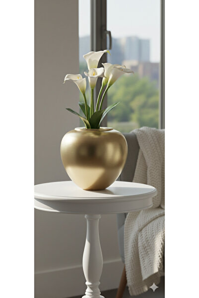 Lui Tasarım Nordic Style Gold Lampshade Vase