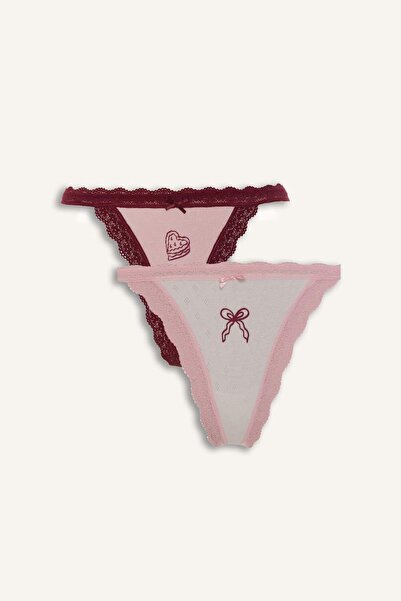 DeFacto Lace Detailed 2-Pack F8824Ax26Sp