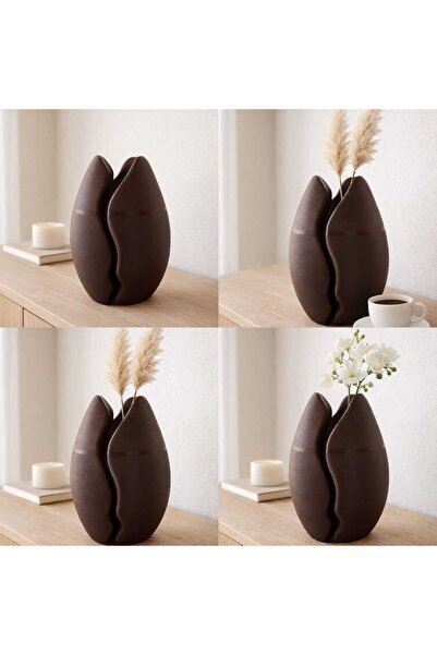 ELECTROWOOD Coffee Bean Decorative Vase