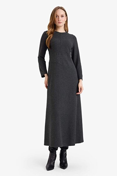 DeFacto Regular Fit Selanik Fabric Dress G1537Ax26Sp