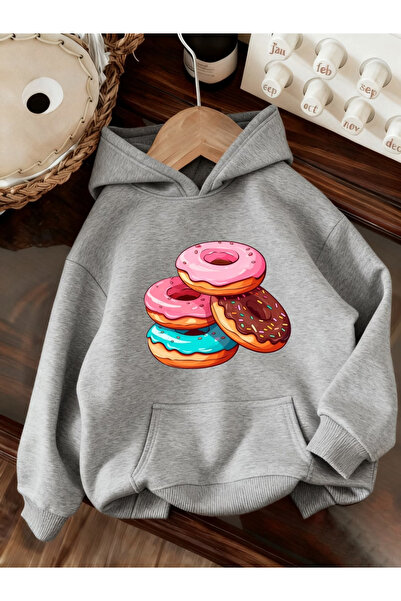 Flow touch Comfortable Fit Hooded Oversized Unisex Printed Sweat Donut