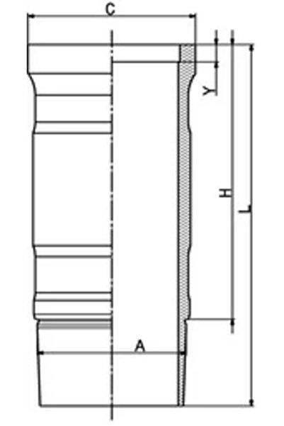 Kolbenschmidt Цилиндрова втулка Scania G 1/K - Серия/P 1