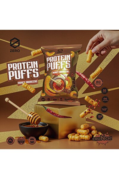 ZERO نفخات بروتين بافس زيرو - عسل باربيكيو(40جم*12 كيس)