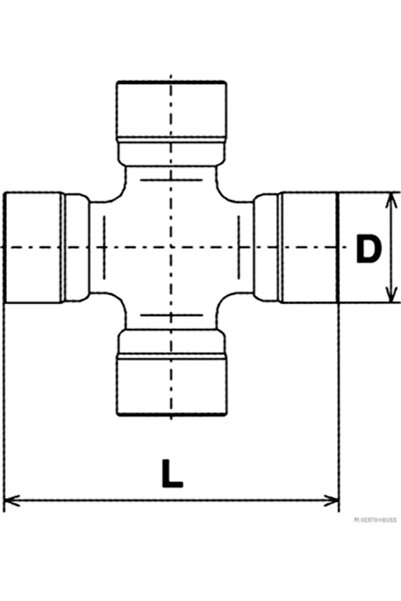 HERTH BUSS JAKOPARTS Articulatie Arbore Articulat Hyundai H-1 / Starex Bus/H-...