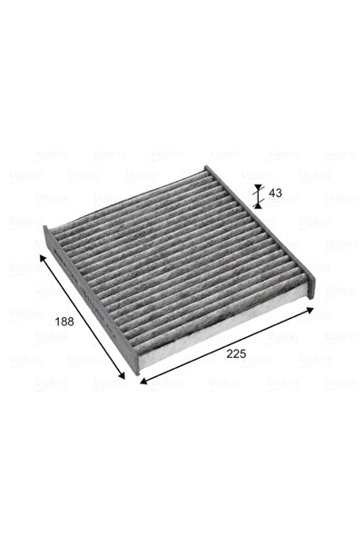 VALEO Filtru Aer Habitaclu Dacia Duster/Logan/Sandero Nissan Micra 3/Note