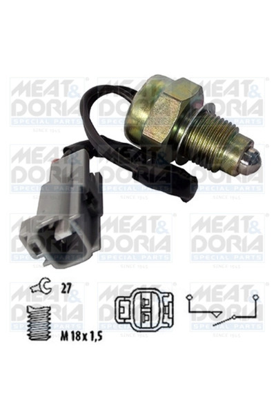 MEATDORIA Comutator Lampa Marsalier Citroen C1 Peugeot 107