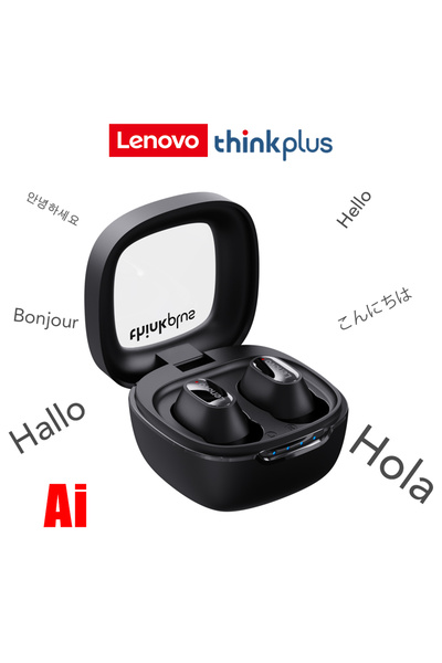 LENOVO XT62 Black AI XT62 Wireless Earphone Bluetooth Waterproof Touch Contro...