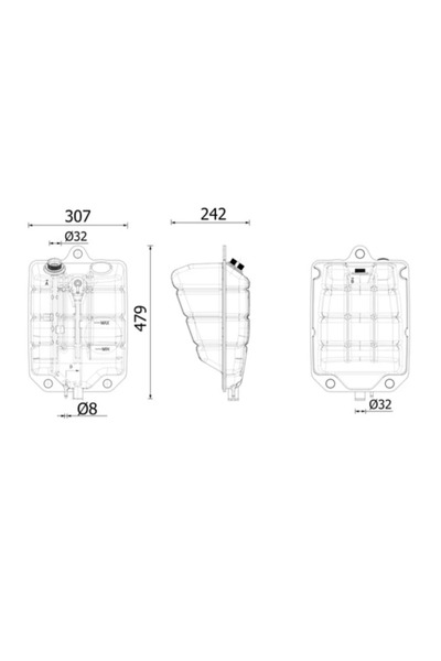 MAHLE Vas De Expansiune Racire Iveco Eurocargo 1-3/Eurofire 3