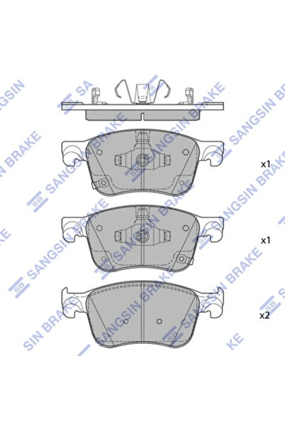 Hİ-Q Set Placute Frana Frana Disc Punte Fata Honda Accord 10 Limuzina